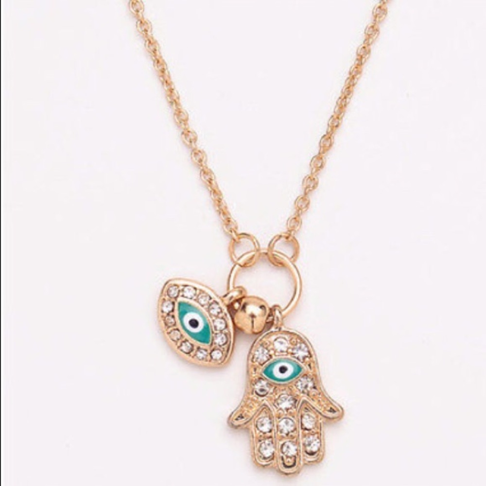 Hamsa, Evil Eye Necklace
